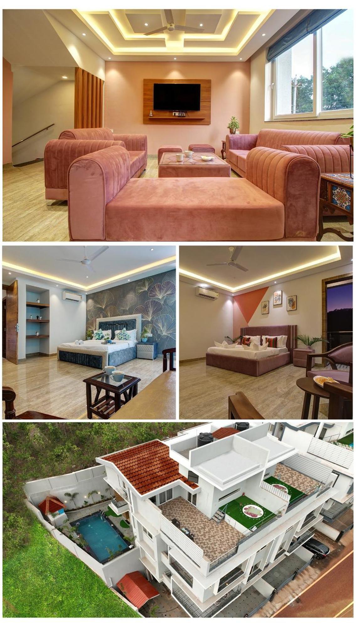 Euphoria Luxury Villa - 5Bhk - Private Pool - Jacuzzi, Бага Экстерьер фото